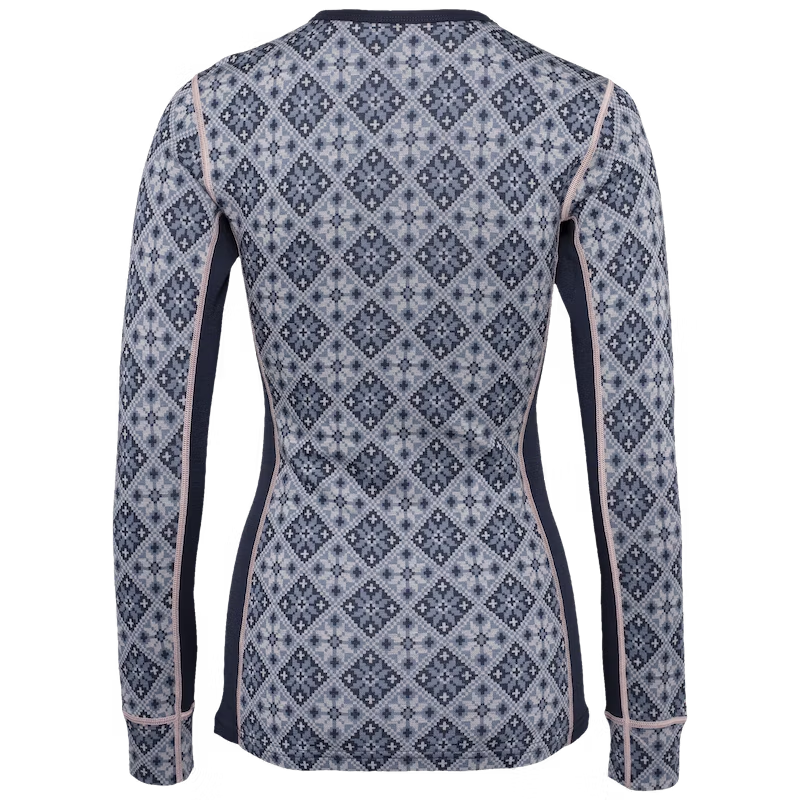 Kari Traa Rose Long Sleeve Skiundertrøje Dame - Dusty Blue -