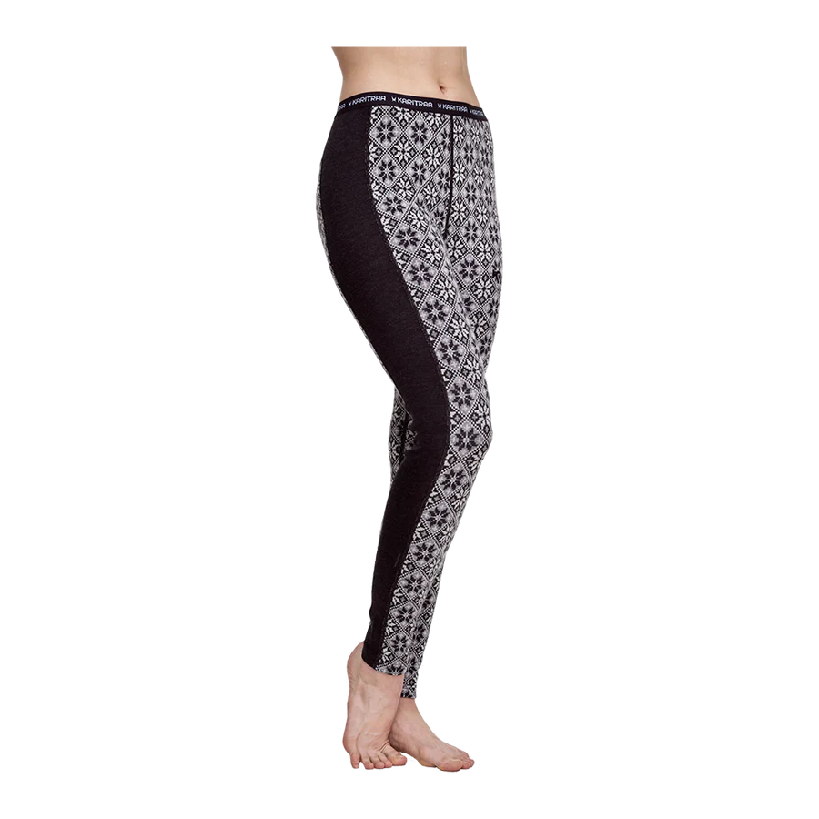 Kari Traa Rose Half Zip Skiundertøj Sæt Dame - Black -