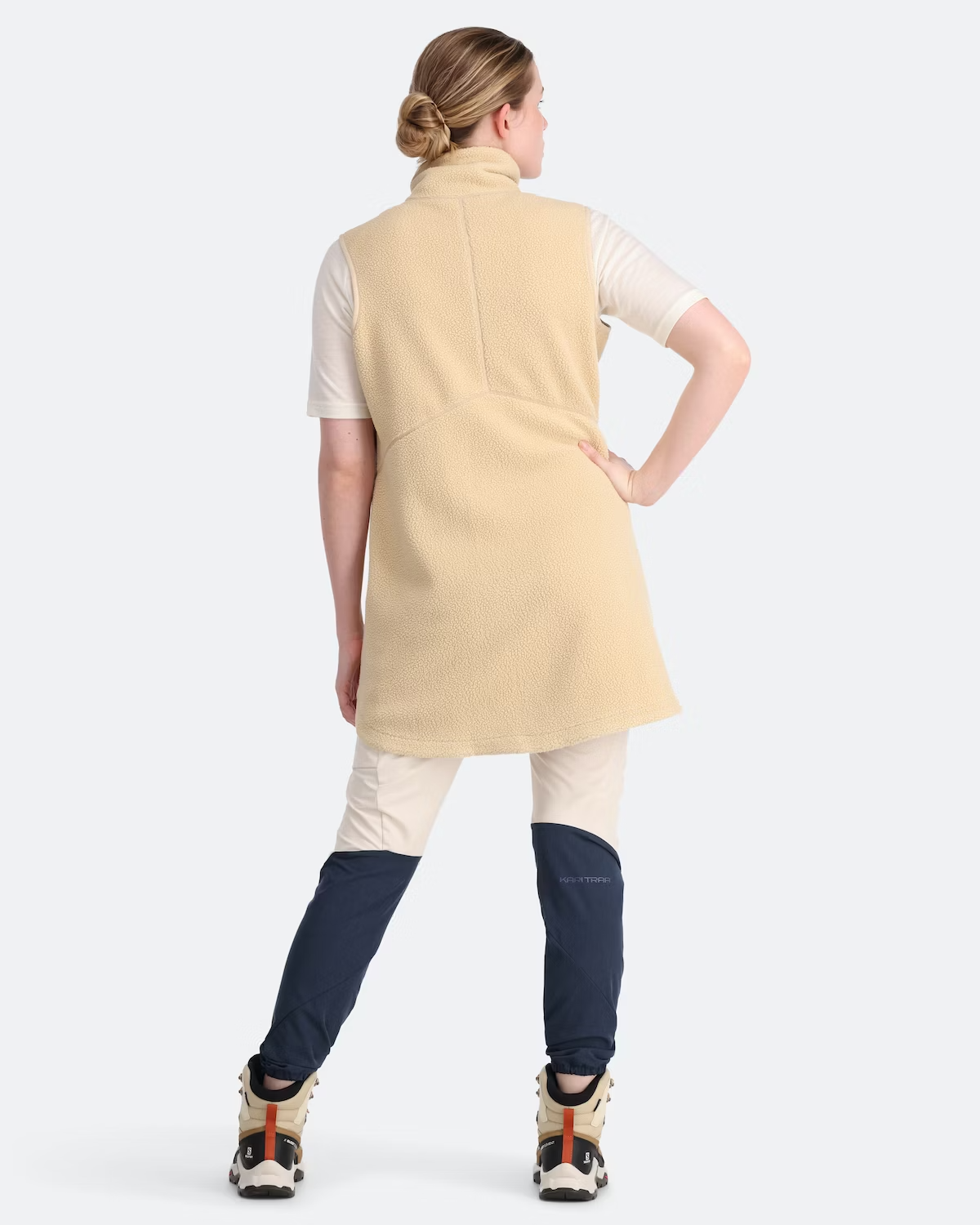 Kari Traa Sanne Pile Vest Long -