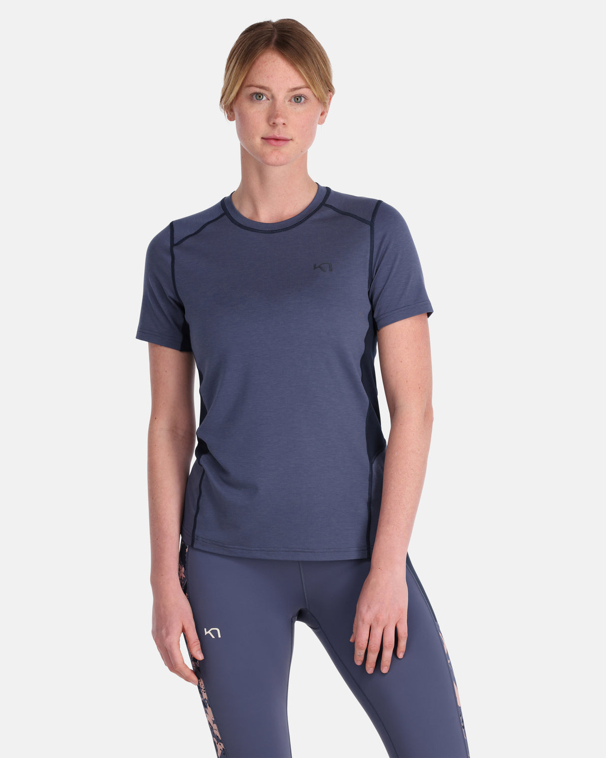 Kari Traa Sval Tee Kortærmet T-shirt Dame - Moon Blue - Moon Blue
