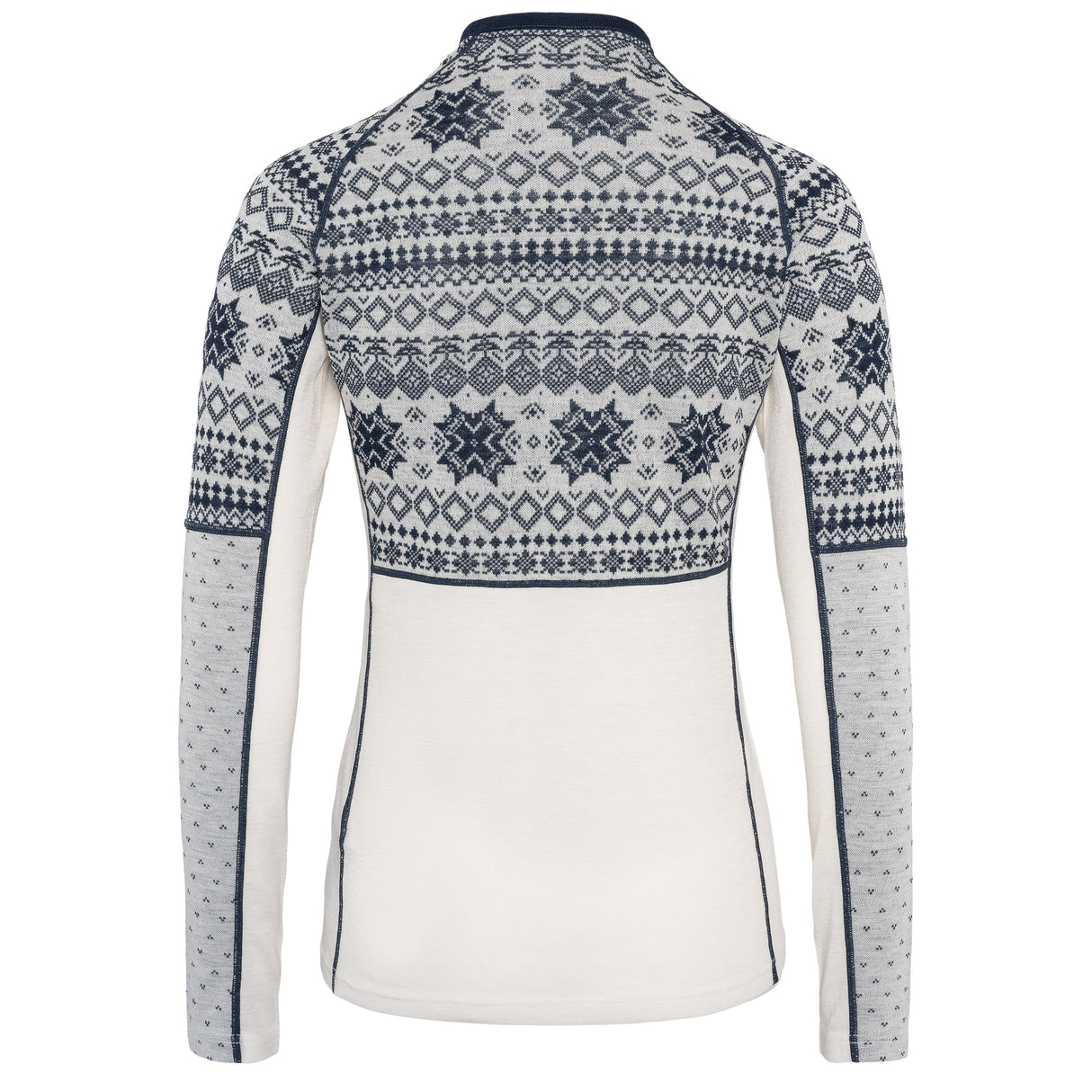 Kari Traa Vilma Long Sleeve Skiundertøj Sæt Dame - Natural White / Royal -