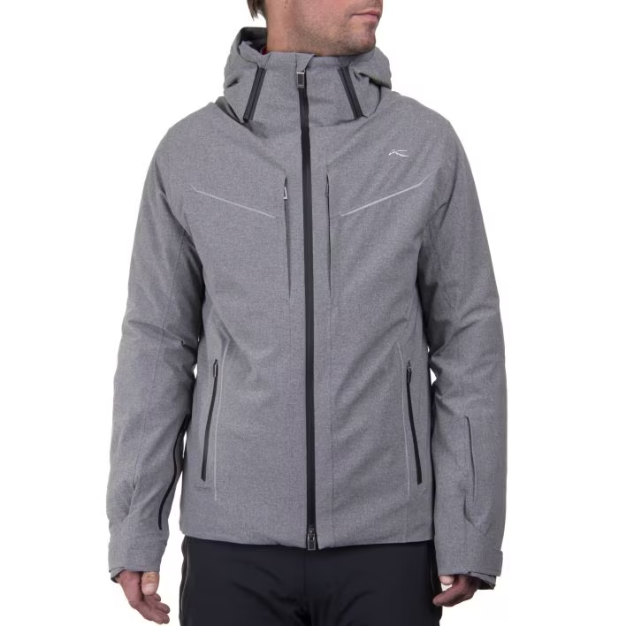 Kjus Men's Formula Jacket Skijakke Herre - Grey Melange - Grey Melange