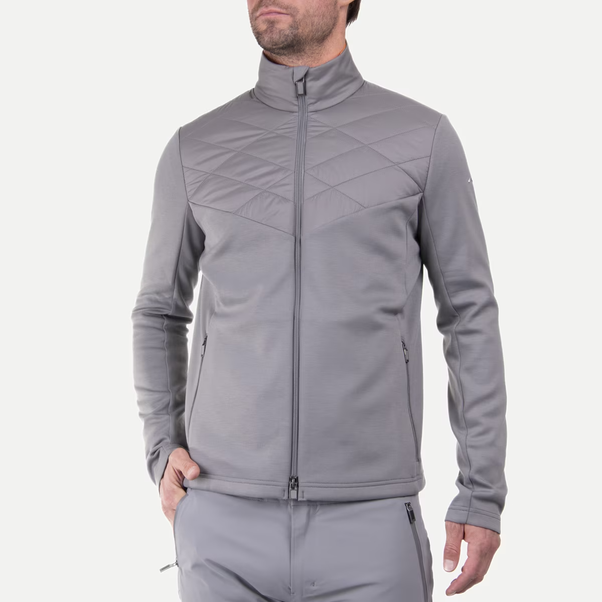 Kjus Men's Formula Midlayer Jacket - Pewter - Pewter