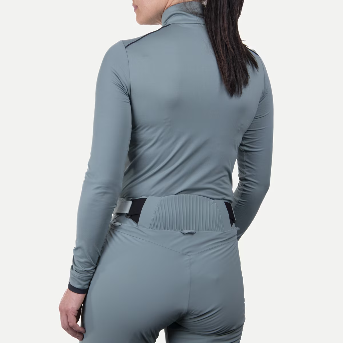 Kjus Women's Feel Midlayer Half-Zip Skiundertrøje Dame - Patina -