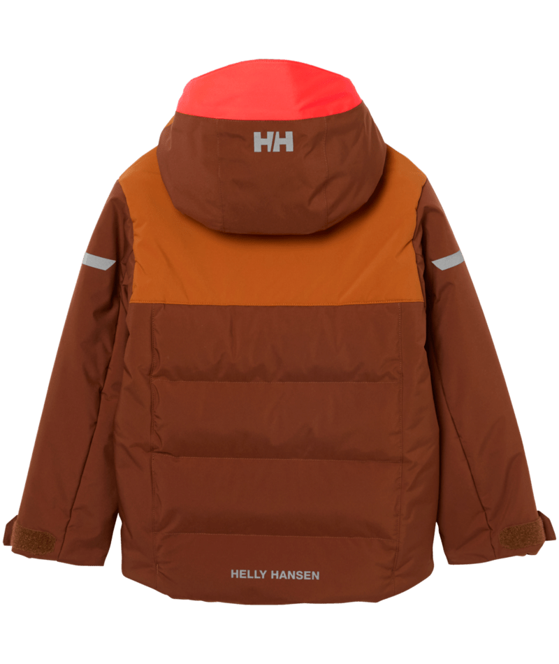 Helly Hansen Kids’ Vertical Insulated Ski Jacket Skijakke Børn - Iron Oxide Sample