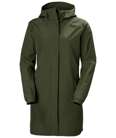 Helly Hansen Women’s Valkyrie Fleece-Lined Rain Jacket Regnfrakke Dame - Utility Green