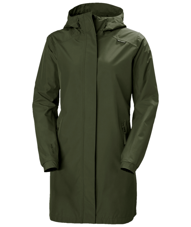 Helly Hansen Women’s Valkyrie Fleece-Lined Rain Jacket Regnfrakke Dame - Utility Green