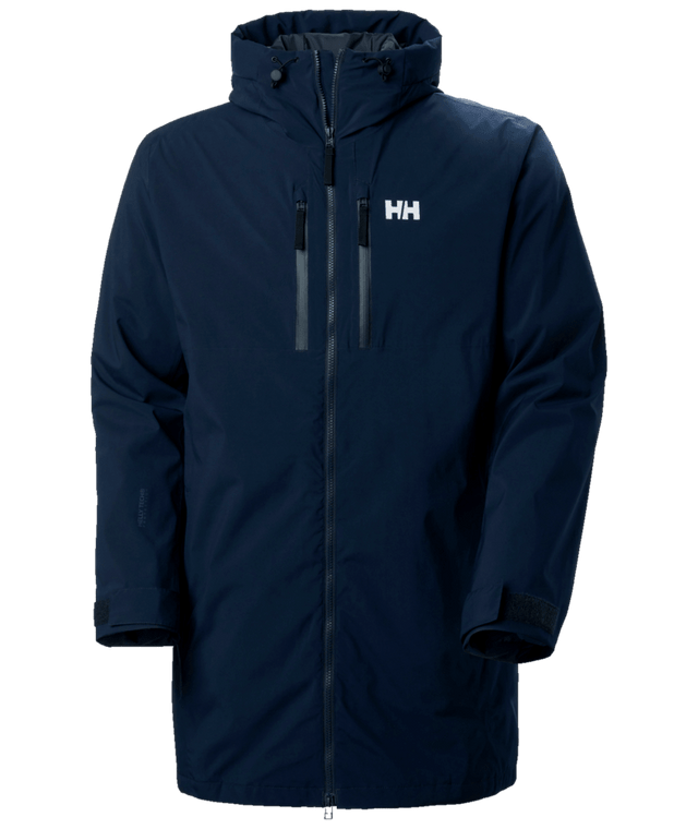 Helly Hansen Men's Park Insulated Rain Parka Regnfrakke Herre - Navy