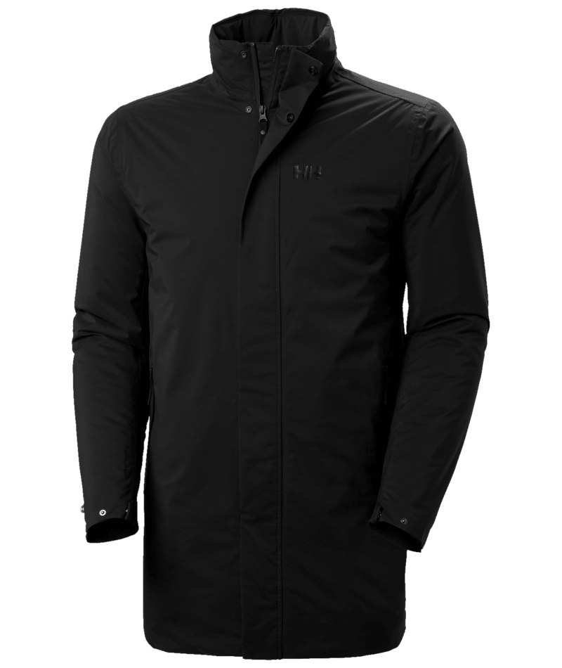 Helly Hansen Men's Urban Pro Insulated Raincoat Regnfrakke Herre - Black