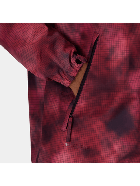 Helly Hansen Men's Ervik Jacket Jakke Herre - Dark Magenta Yu Spray Aop -