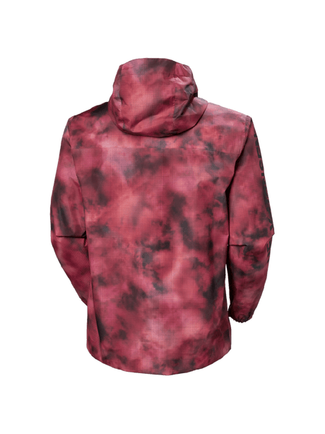 Helly Hansen Men's Ervik Jacket Jakke Herre - Dark Magenta Yu Spray Aop -