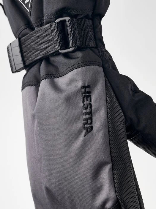 Hestra Gauntlet CZone Jr. Skiluffer Børn - Graphite/Black