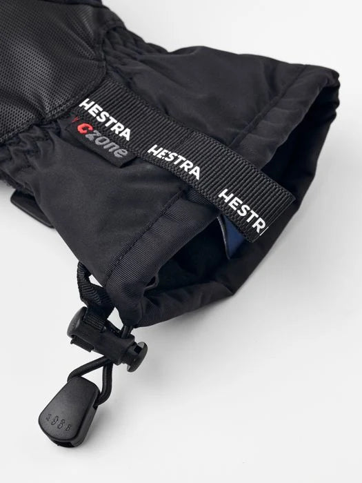 Hestra Gauntlet CZone Jr. Skiluffer Børn - Graphite/Black