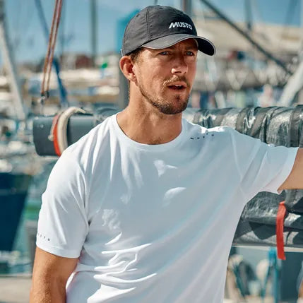 Musto Men's Evo Crew Sunblock Short-Sleeve T-shirt Herre - Navy -