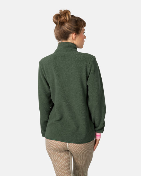 Kari Traa Røthe Midlayer Fleecetrøje Dame - Thyme Green -