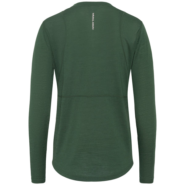 Kari Traa Embla Wool Long Sleeve Dame - Thyme Green -