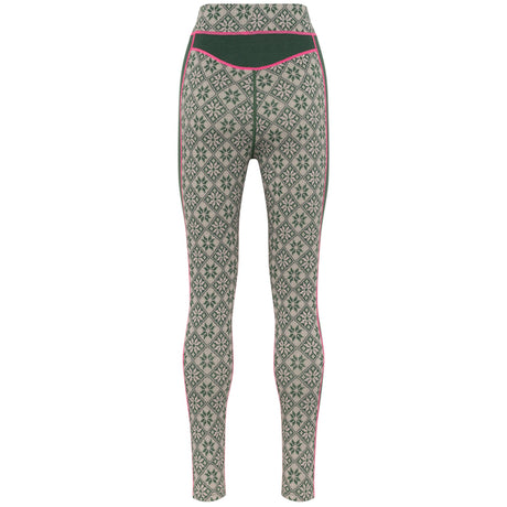 Kari Traa Rose Half Zip High Waist Skiundertøj Sæt Dame - Thyme Green -