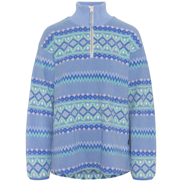Kari Traa Ruthie Midlayer Half Zip Fleecetrøje Dame - Iris -