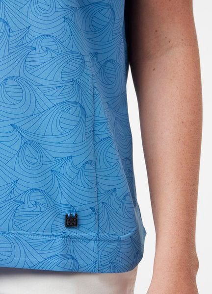 Helly Hansen Women's Thalia Tee T-shirt Dame - Skagen Blue -