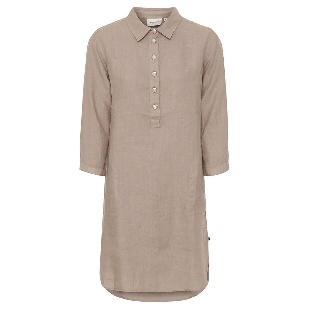 Redgreen Woman Dina Shirt Dress Kjole Dame - Mid Sand