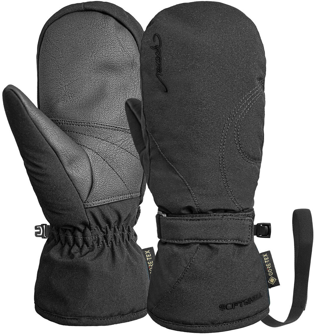 Reusch Sophia GTX Mitten Skiluffer Dame - Black
