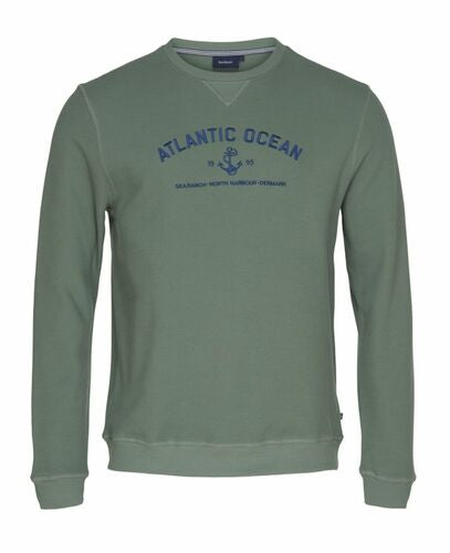 Sea Ranch Johnson Langærmet Sweatshirt Herre - Laurel Leaf - Laurel Leaf