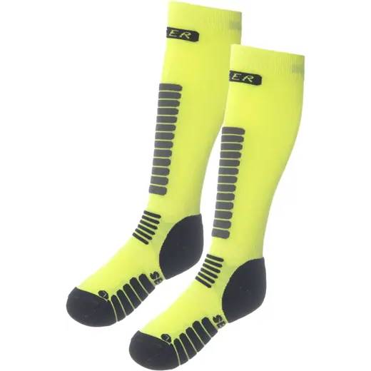 Seger Zone Unisex Skisokker Dame Herre - Safety Yellow - Safety Yellow