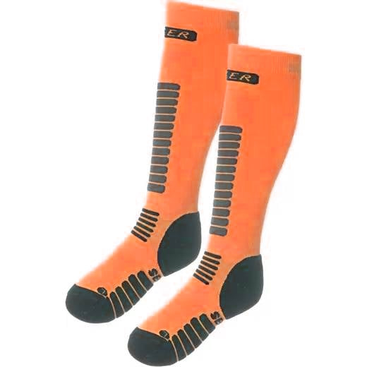 Seger Zone Unisex Skisokker Dame Herre - Shock Orange - Shock Orange