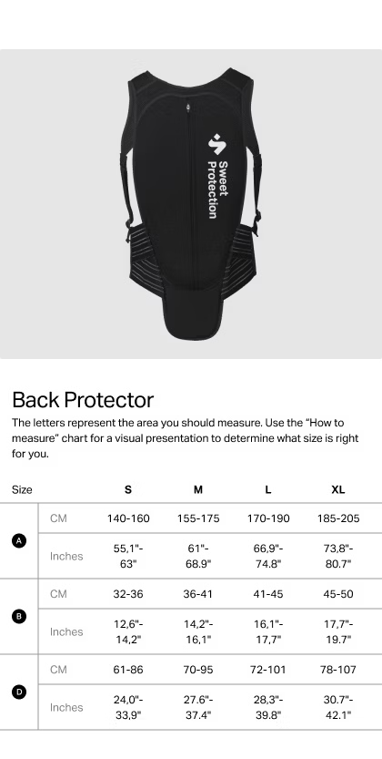 Sweet Protection Back Protector Rygskjold -