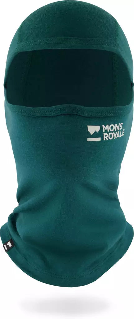 Mons Royale Santa Rosa Merino Flex 200 Balaclava Dame / Herre - Evergreen