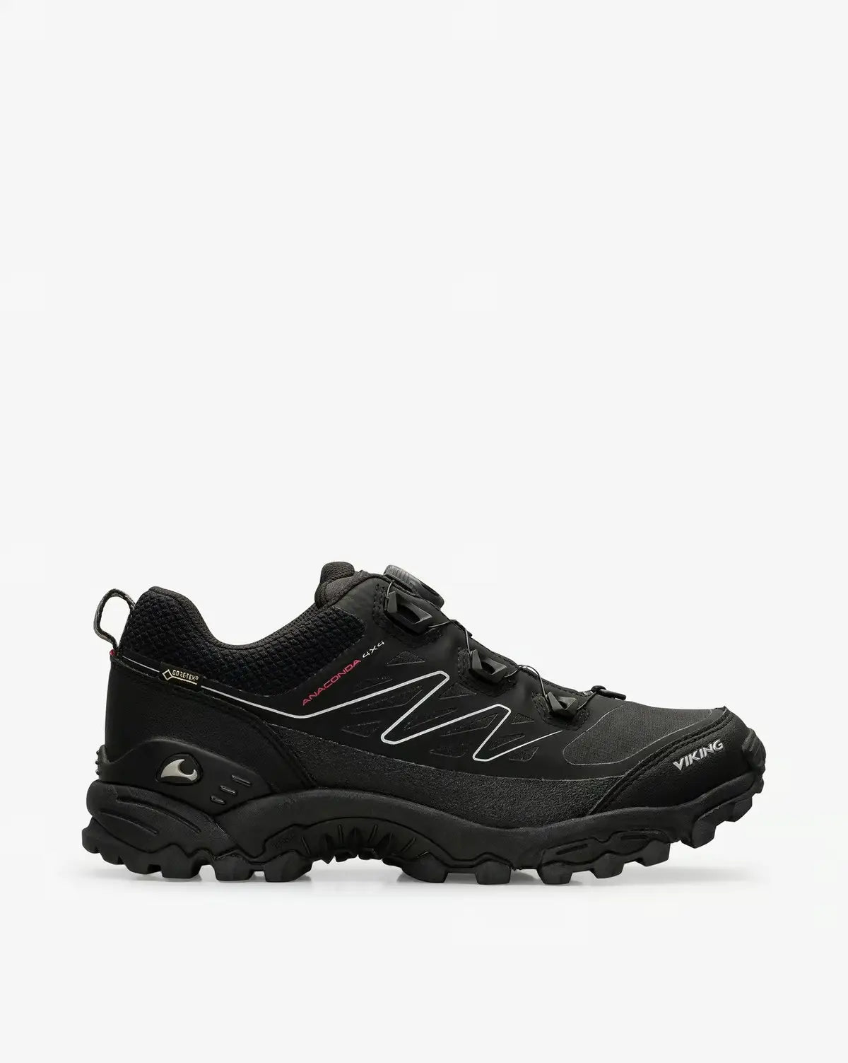 Viking Anaconda 4x4 Low GTX BOA Unisex Vandresko Dame Herre - Black/Orange - Black Orange