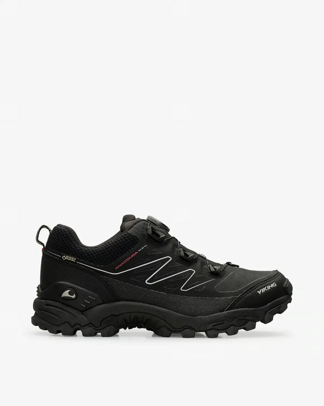 Viking Anaconda 4x4 Low GTX BOA Unisex Vandresko Dame Herre - Black/Orange - Black Orange