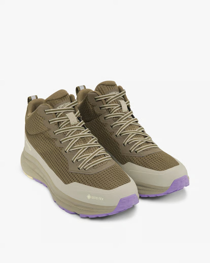 Viking Motion Mid GTX W Damesko - Olive/Lilac -