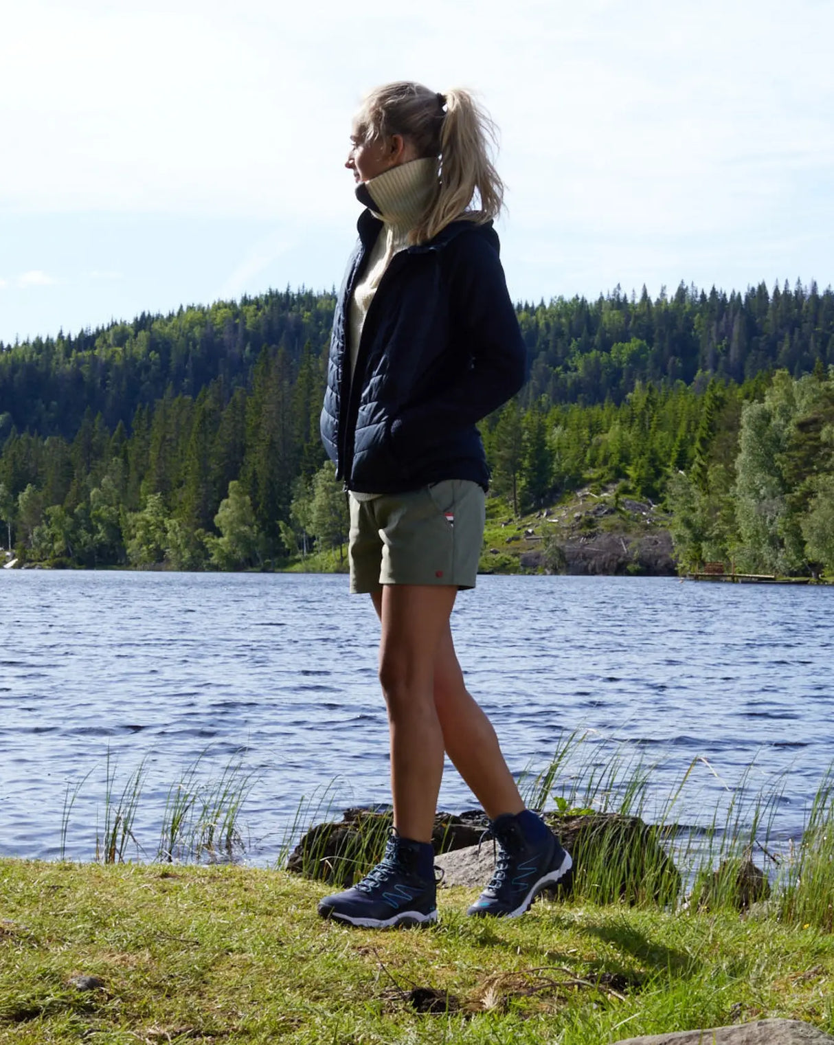 Viking Anaconda 4X4 Mid GTX Vandrestøvler Dame Herre - Navy -