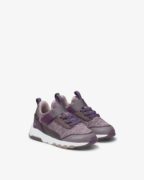 Viking Arendal Low GTX Kids Active Sneaker Børn - Plum/Dusty Pink -