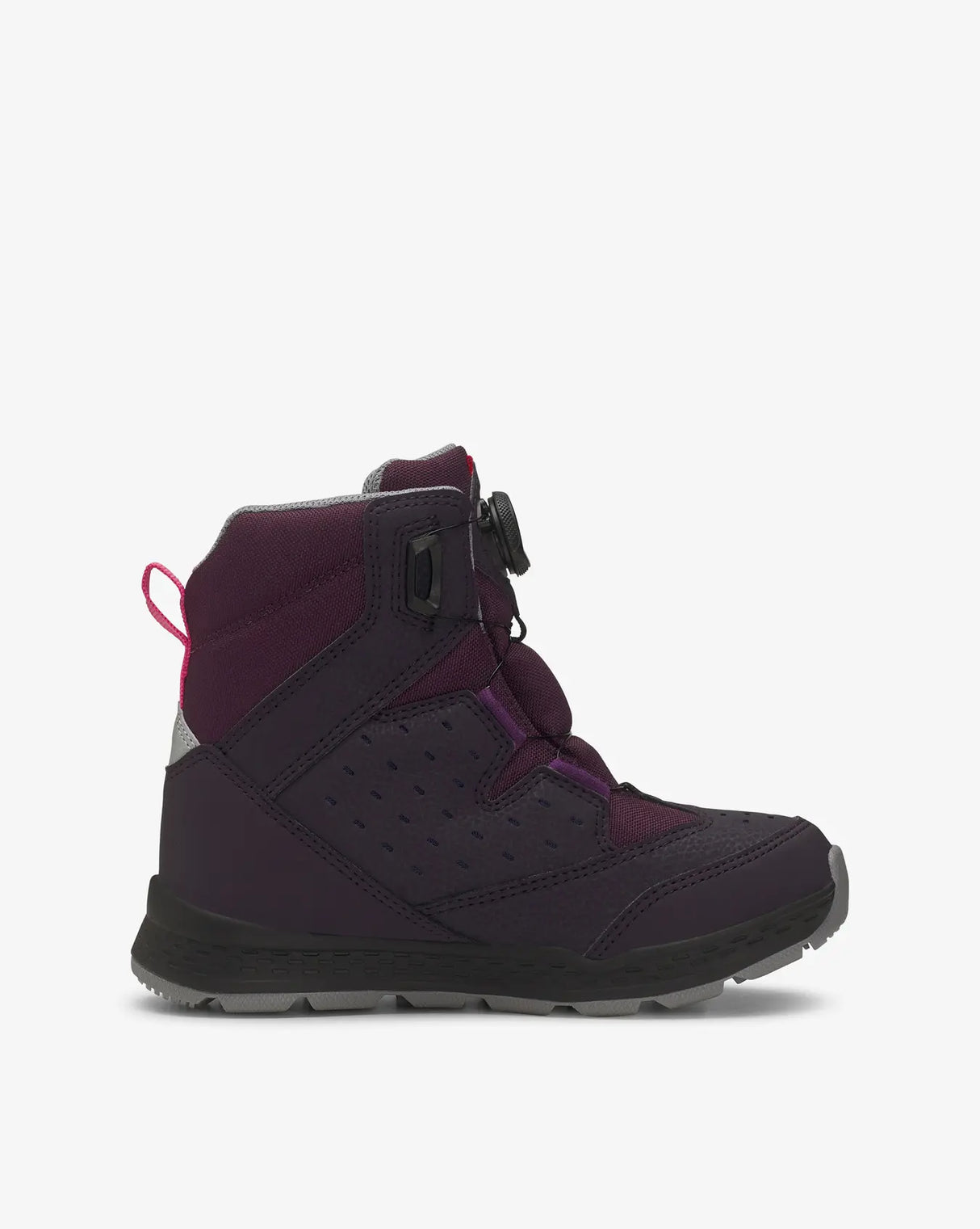 Viking Espo High 2 WP BOA Junior Vinterstøvler Børn - Aubergine/Magenta -