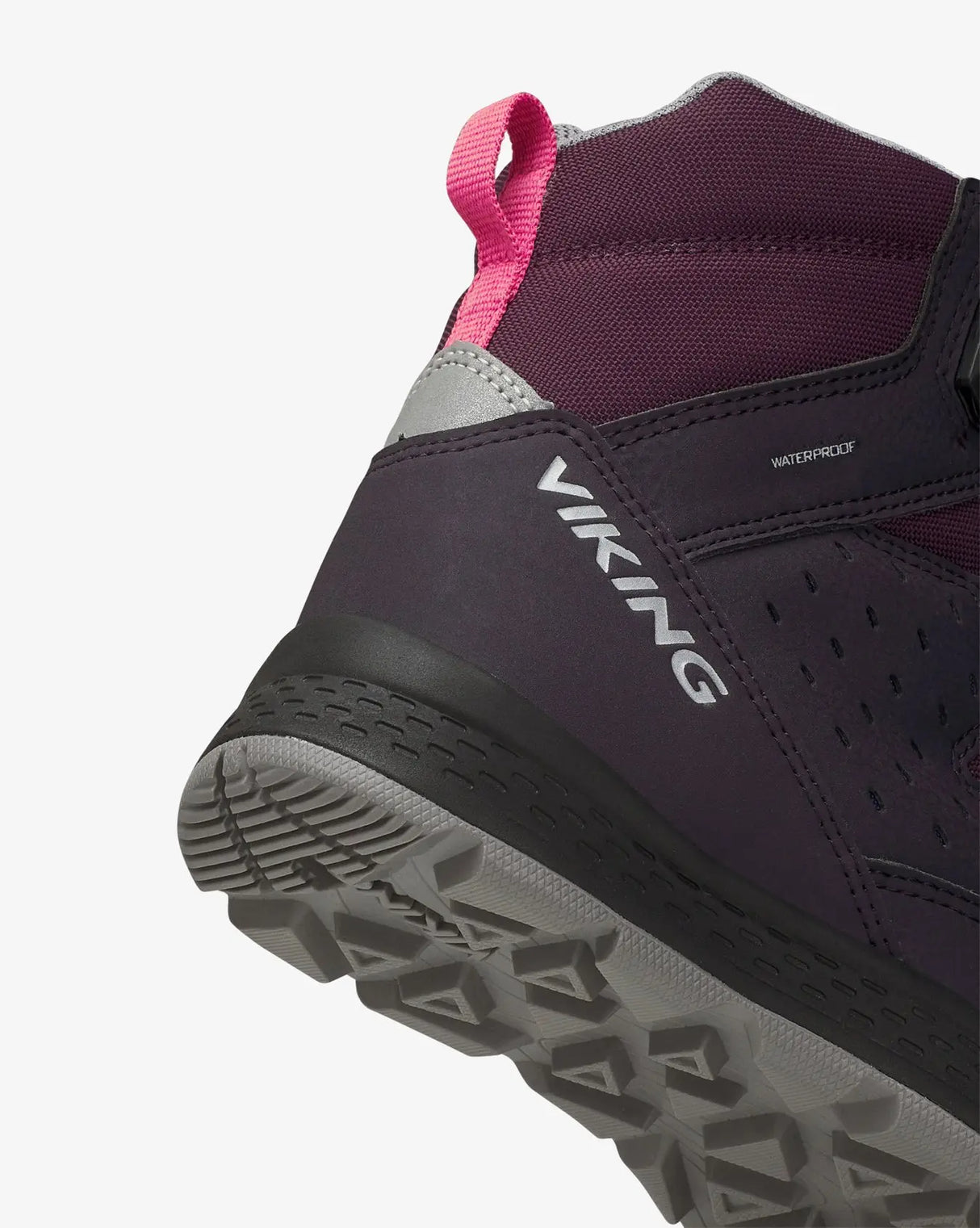 Viking Espo High 2 WP BOA Junior Vinterstøvler Børn - Aubergine/Magenta -
