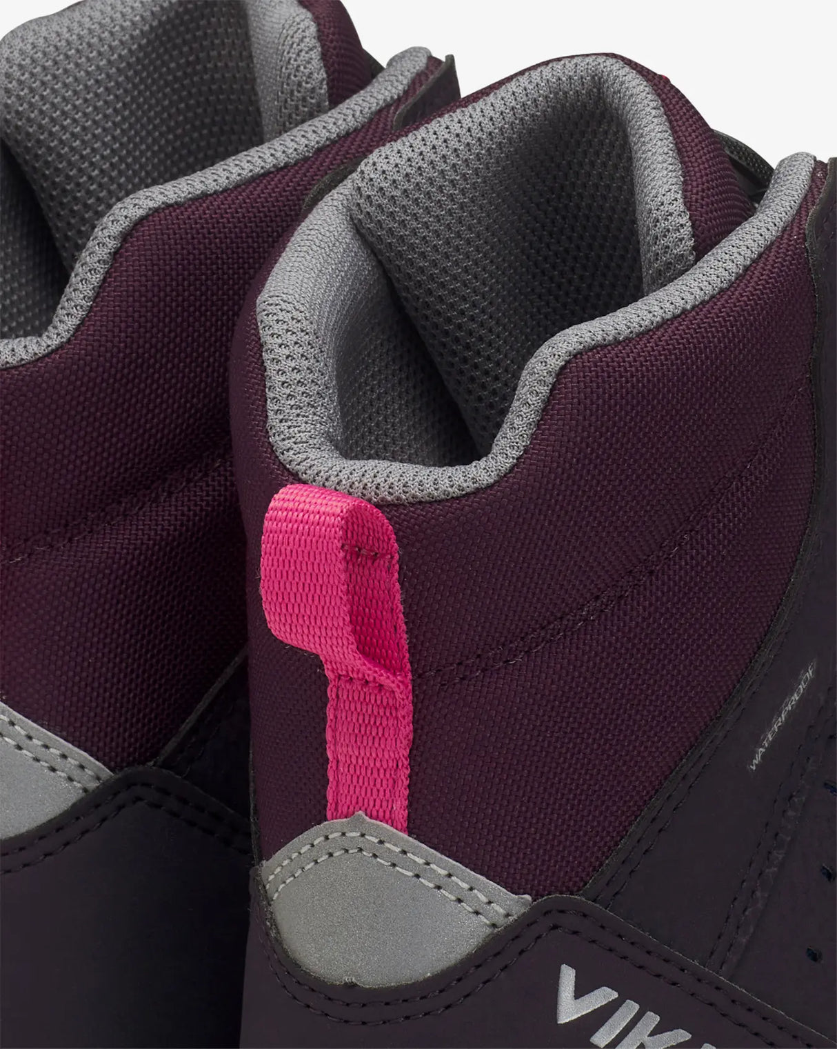 Viking Espo High 2 WP BOA Junior Vinterstøvler Børn - Aubergine/Magenta -