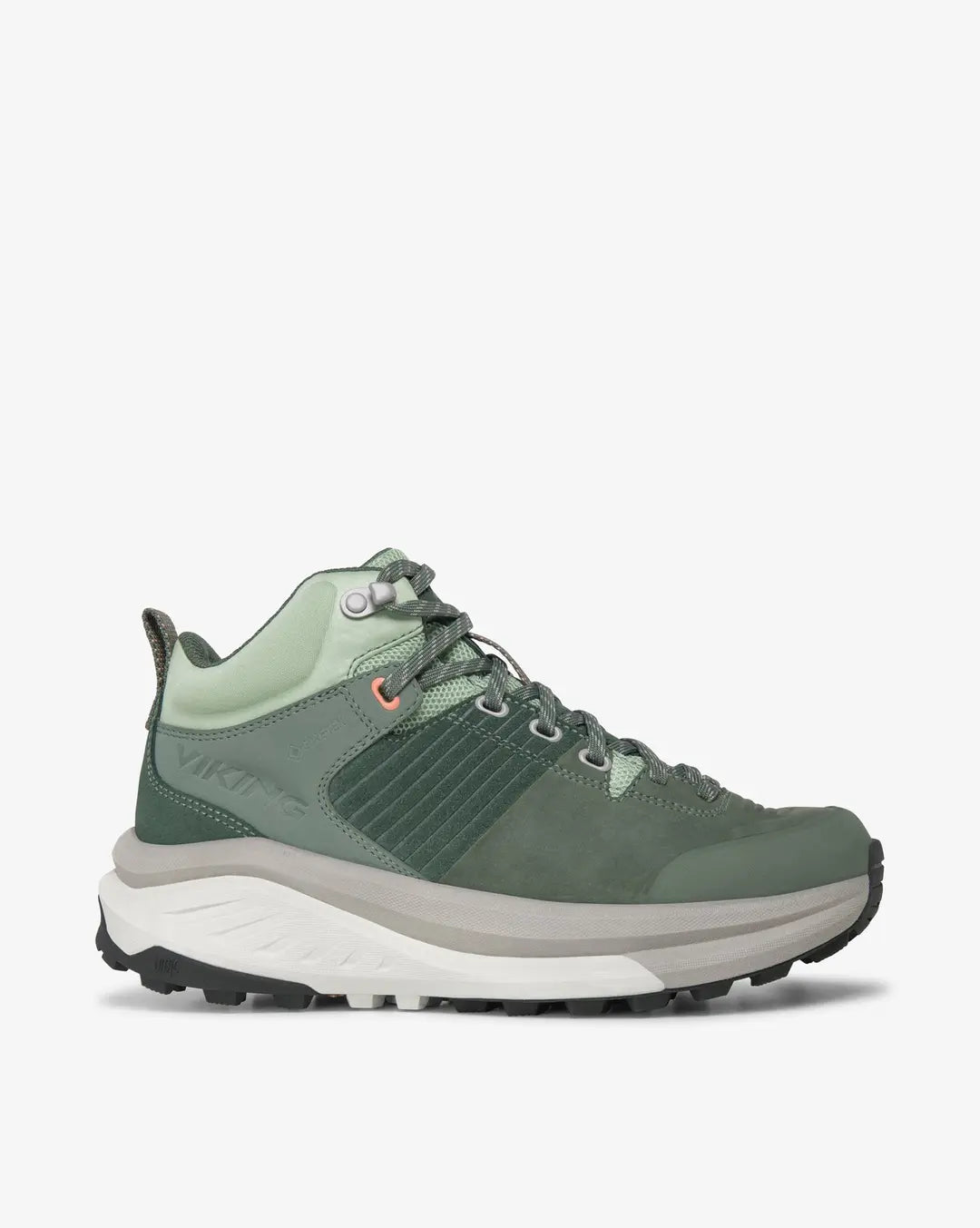 Viking Cerra Hike Mid Women's Hiking Shoes Vandresko Dame - Green/Light Grey - Green Light Grey
