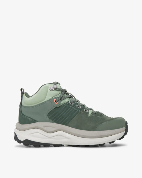 Viking Cerra Hike Mid Women's Hiking Shoes Vandresko Dame - Green/Light Grey -