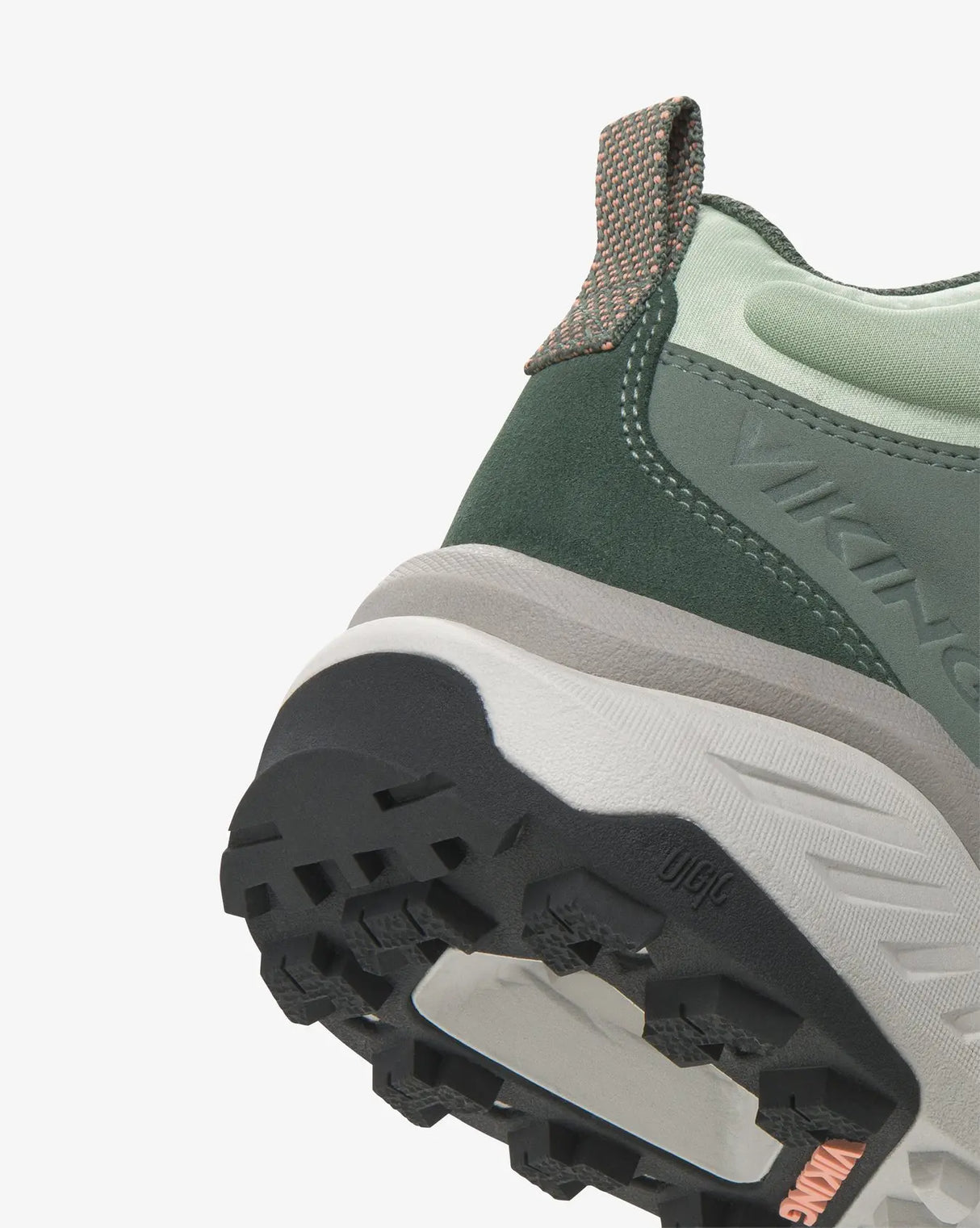 Viking Cerra Hike Mid Women's Hiking Shoes Vandresko Dame - Green/Light Grey -