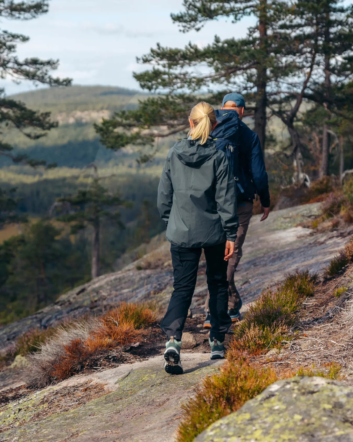 Viking Cerra Hike Mid Women's Hiking Shoes Vandresko Dame - Green/Light Grey -