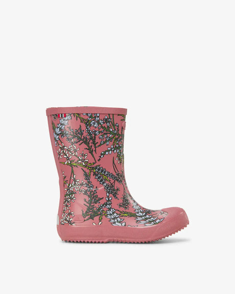 Viking Indie Print Gummistøvler Børn - Antiquerose/Light Blue - Antiquerose Light Blue