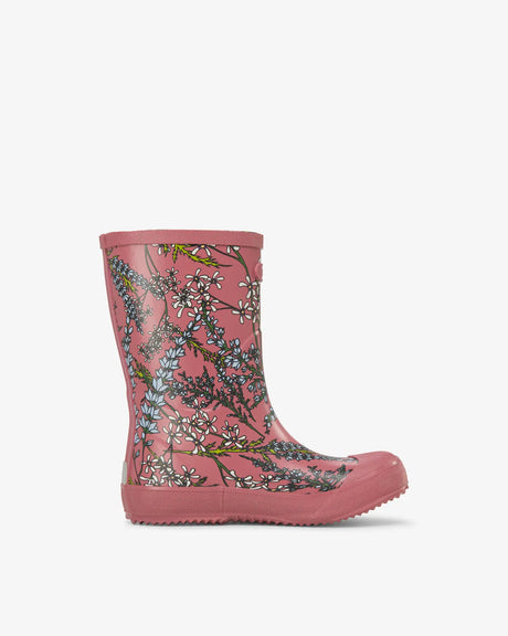 Viking Indie Print Gummistøvler Børn - Antiquerose/Light Blue -