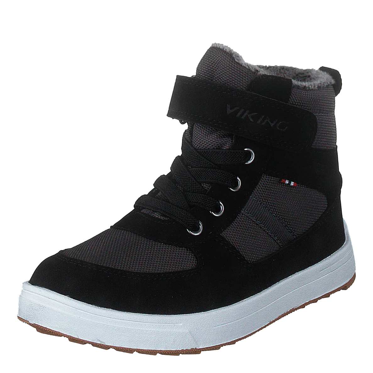 Viking Lucas Warm WP 1V Sneakers Børn - Black Charcoal