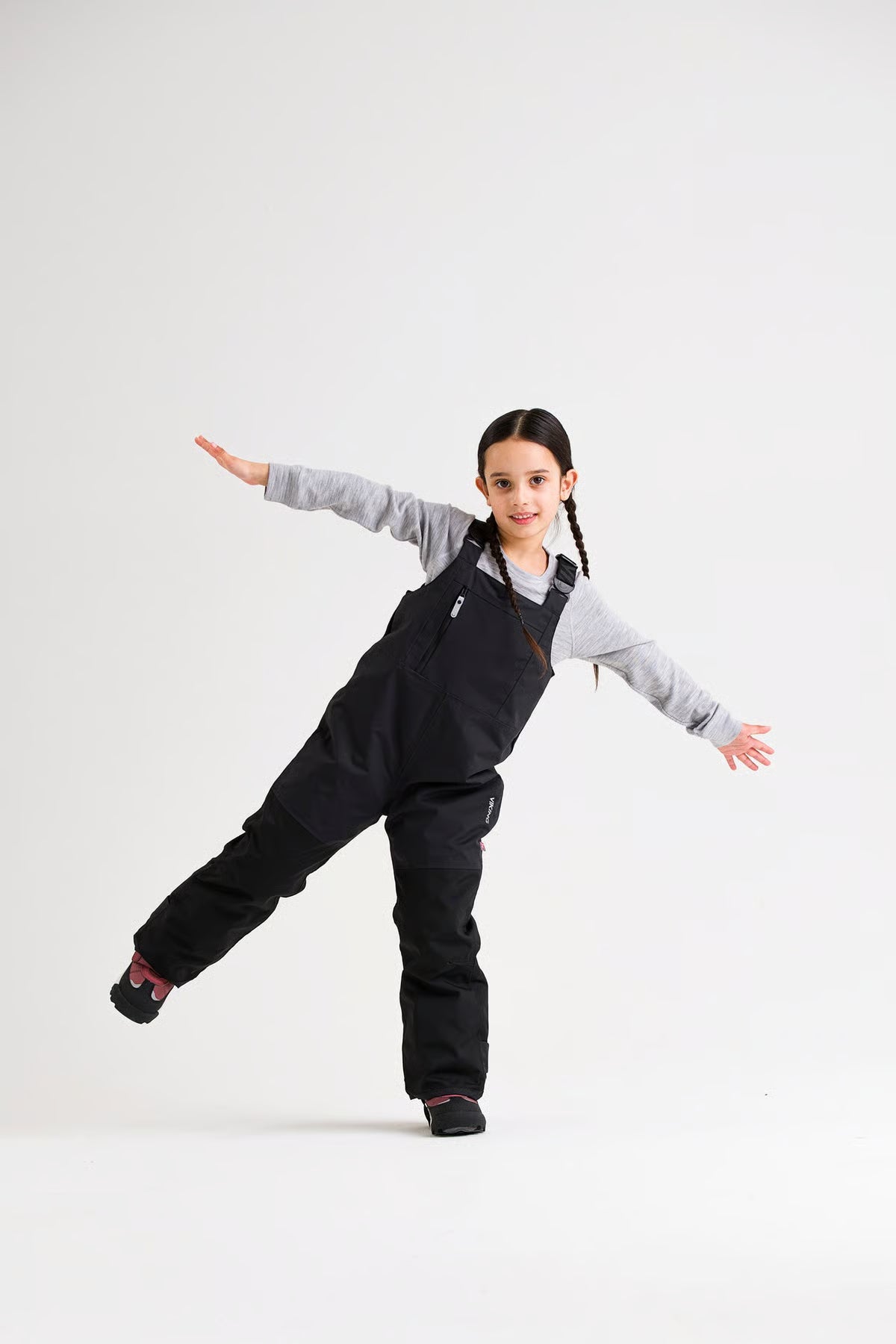 Viking Play Winter Pants Thermal Skibukser Børn - Black -