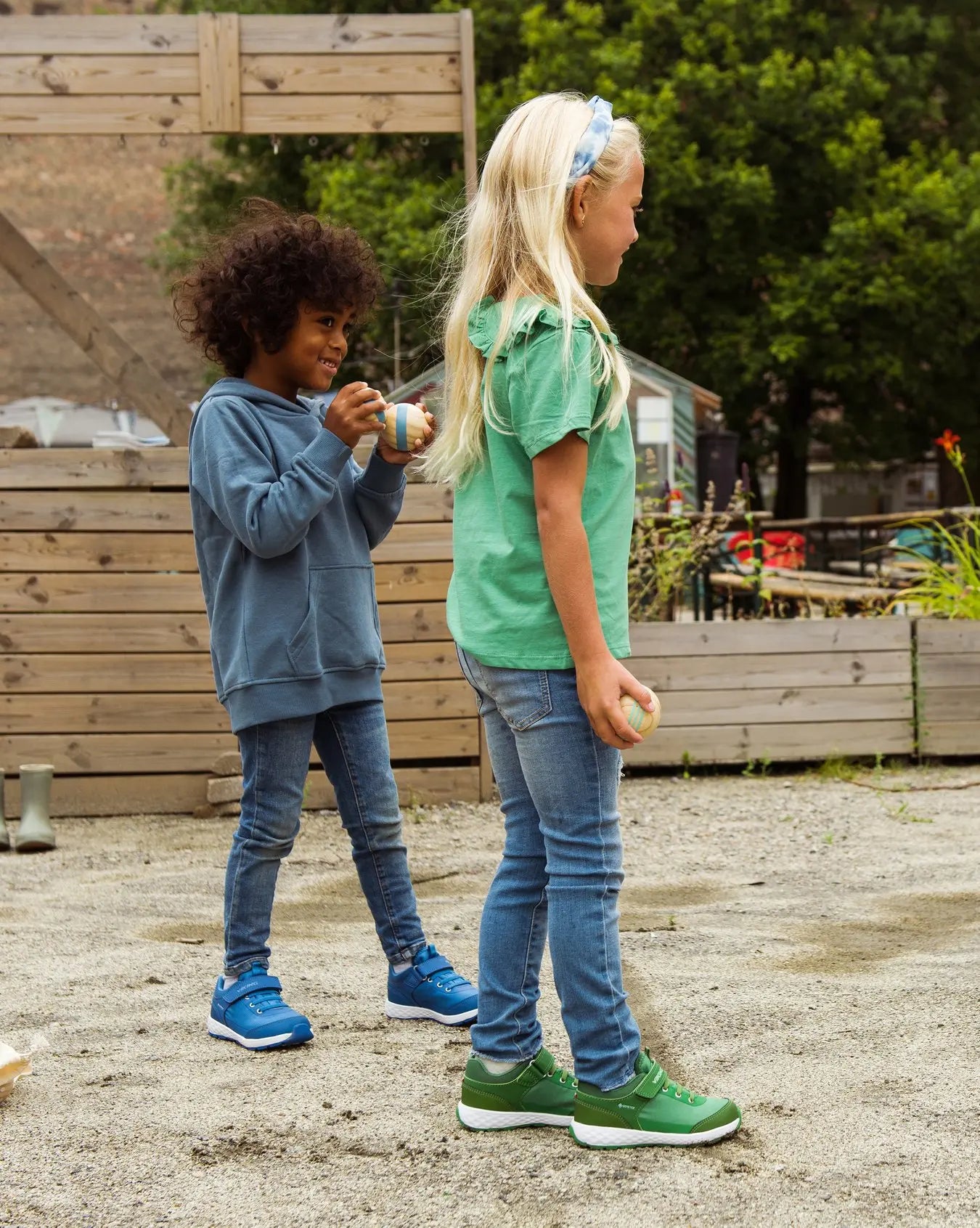 Viking Spectrum Low GTX R Kids Active Sneaker Børn - Ocean -