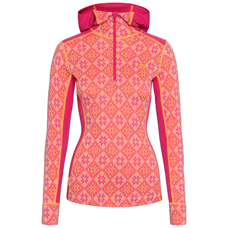 Kari Traa Rose Hoodie Skiundertrøje Dame - Berry Pink -