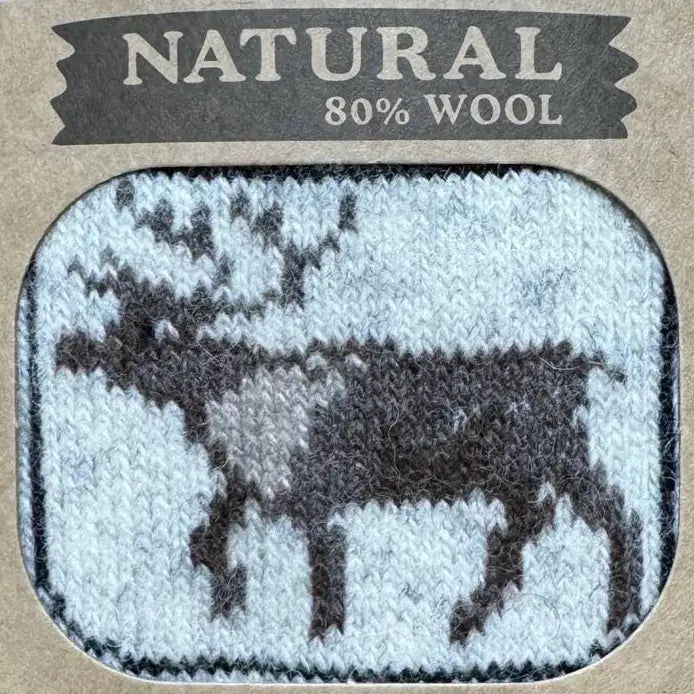 Woolwear Uldsokker med Rensdyr -