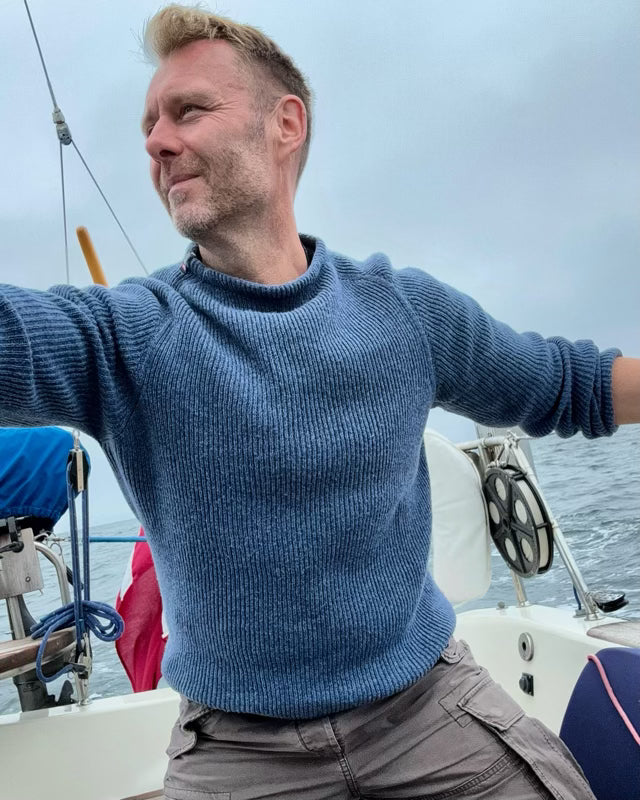 Woolwear Jurmo Striktrøje Dame / Herre - Indigo - Indigo